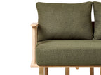 Boucle Living Room Set Dark Green ASKER