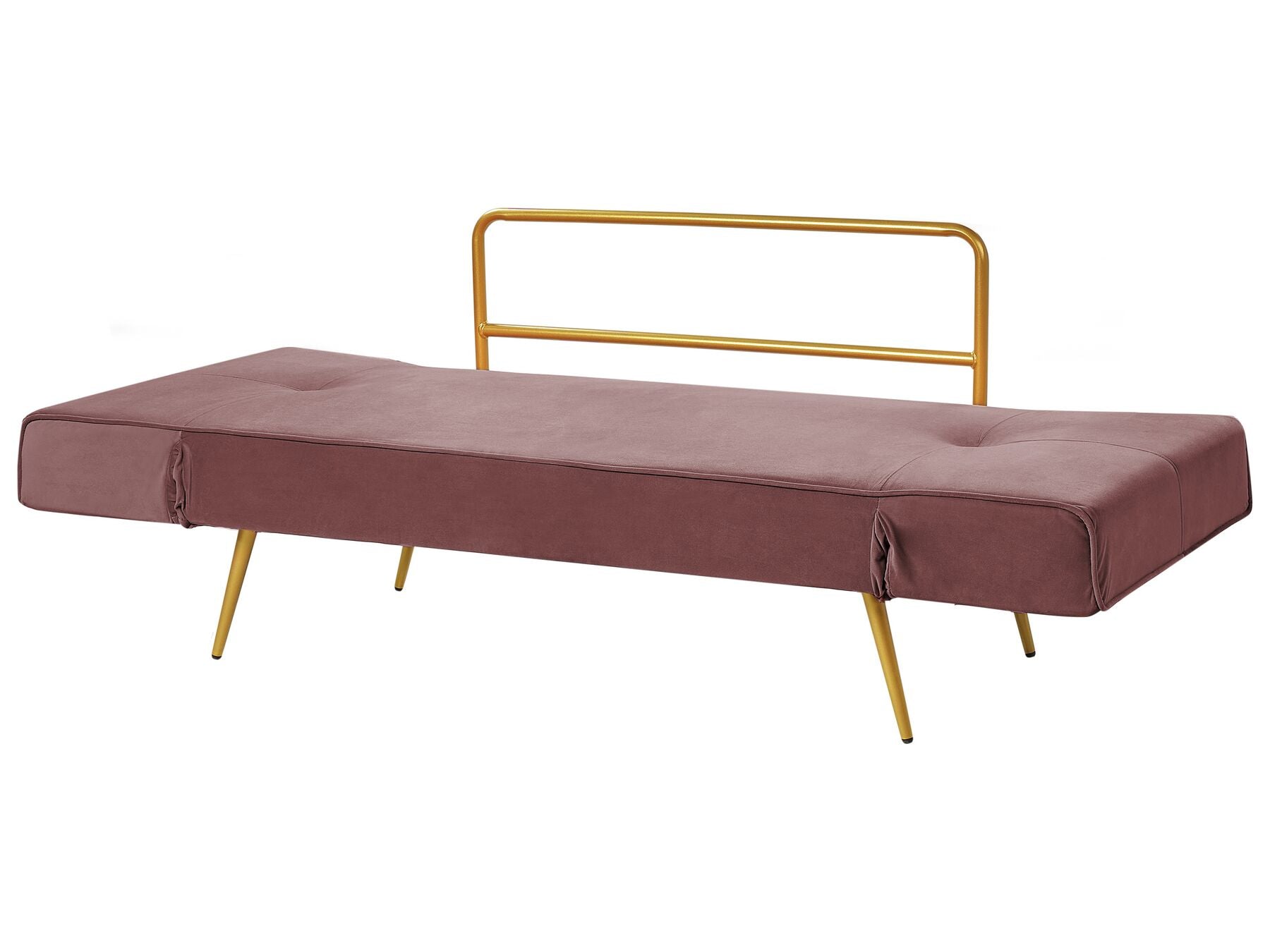 Sofa Bed SAARELA Velvet Pink 2 Seater