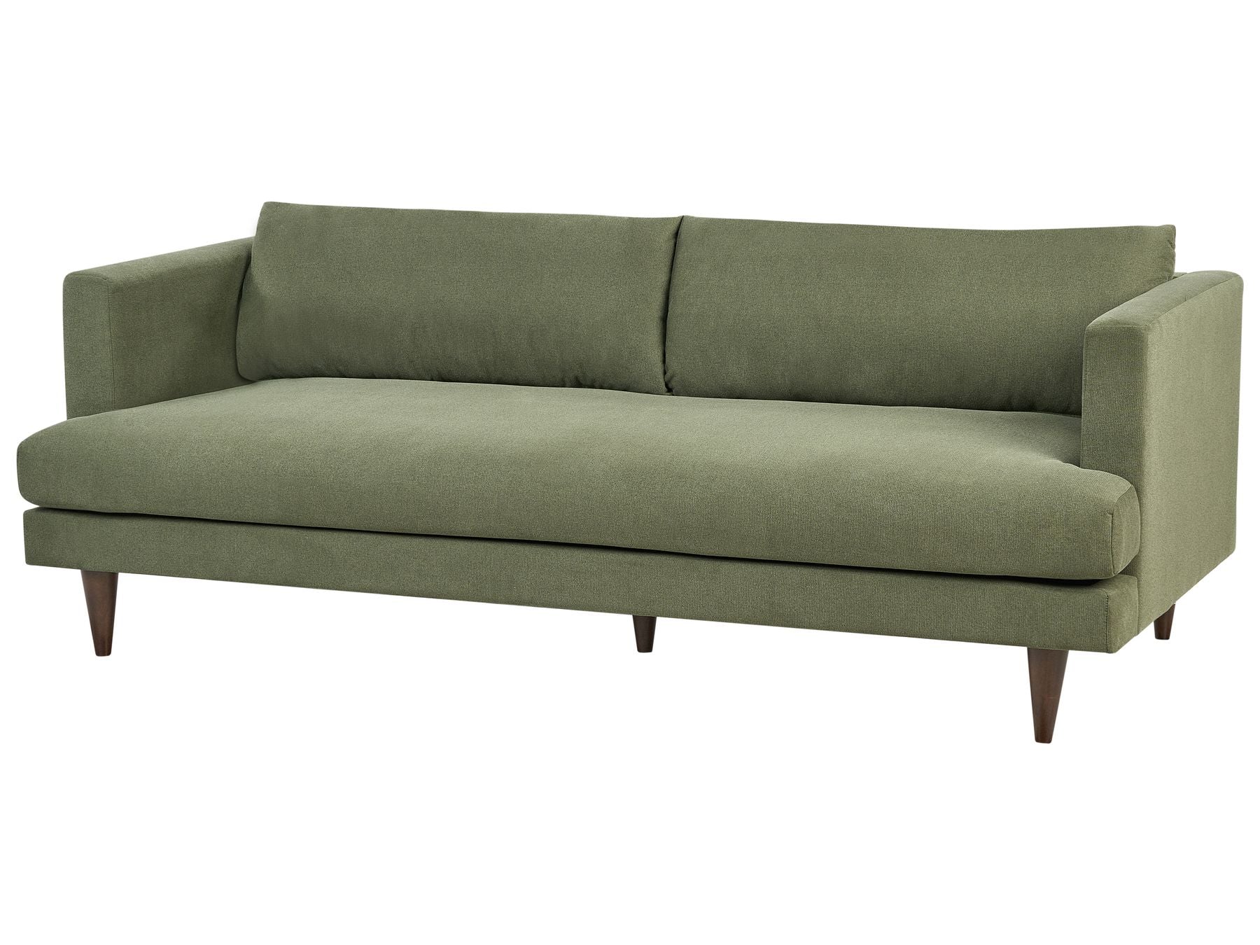 3 Seater Fabric Sofa Green JARPEN