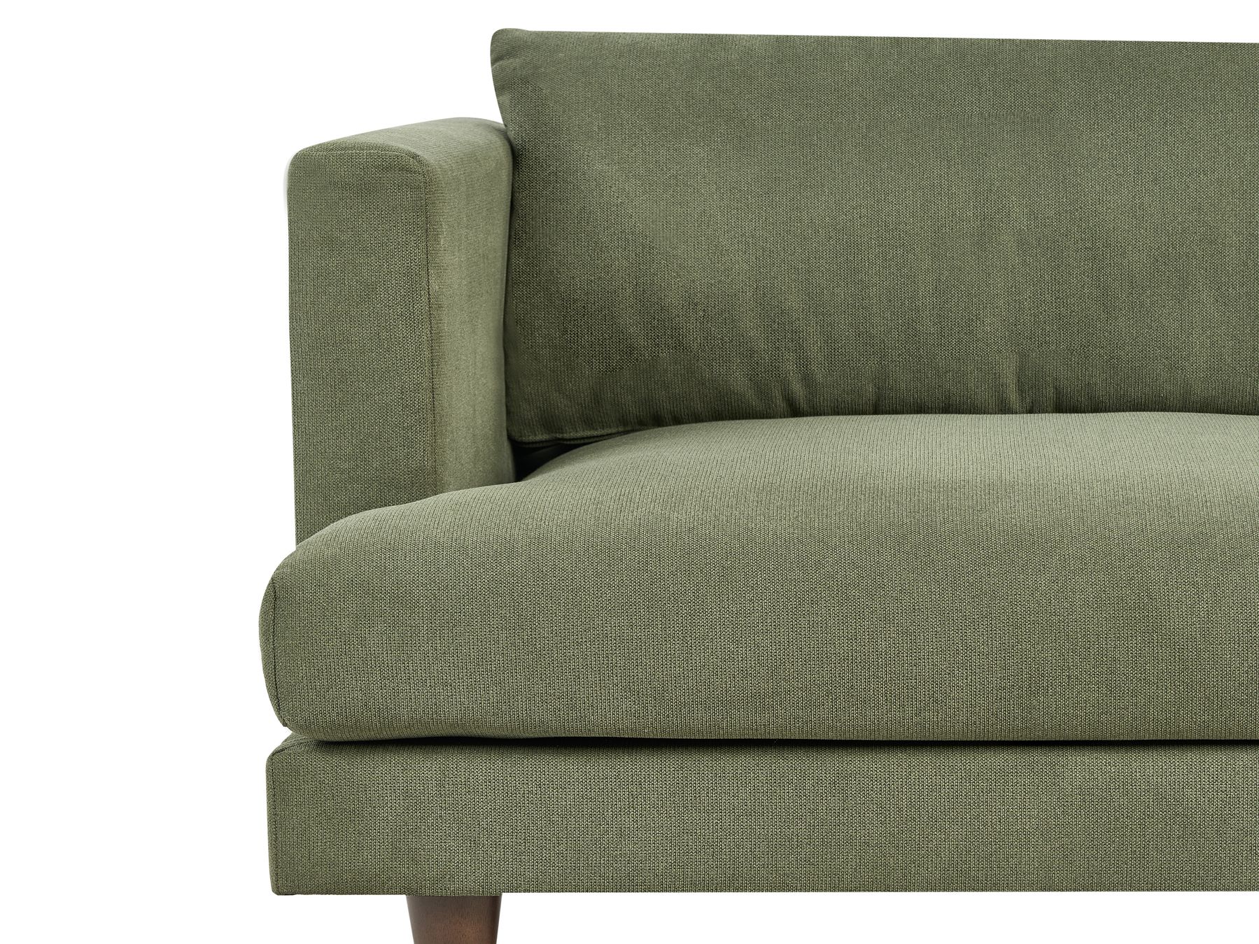 3 Seater Fabric Sofa Green JARPEN