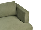 3 Seater Fabric Sofa Green JARPEN