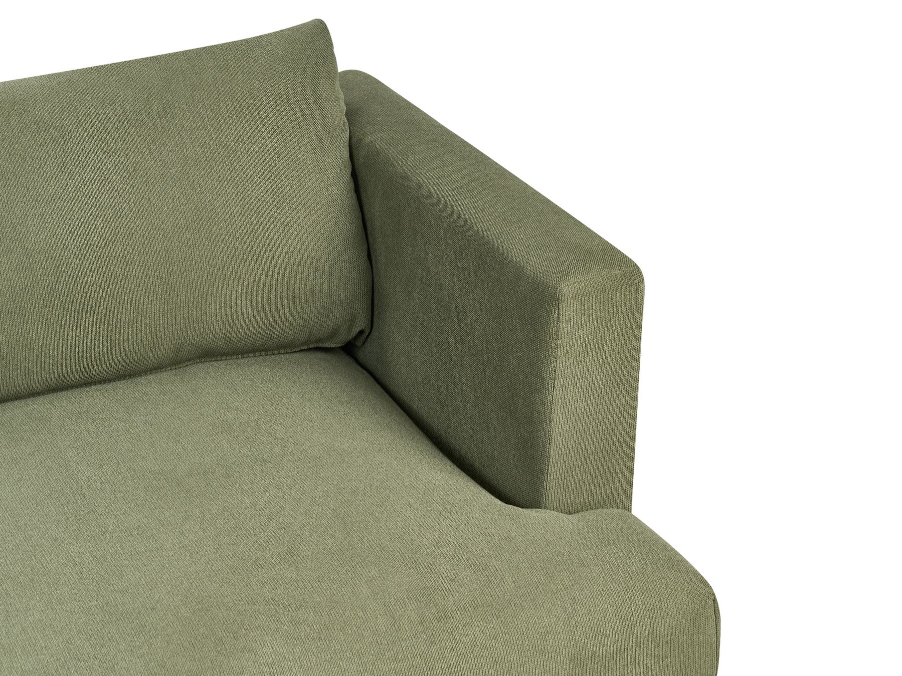 3 Seater Fabric Sofa Green JARPEN