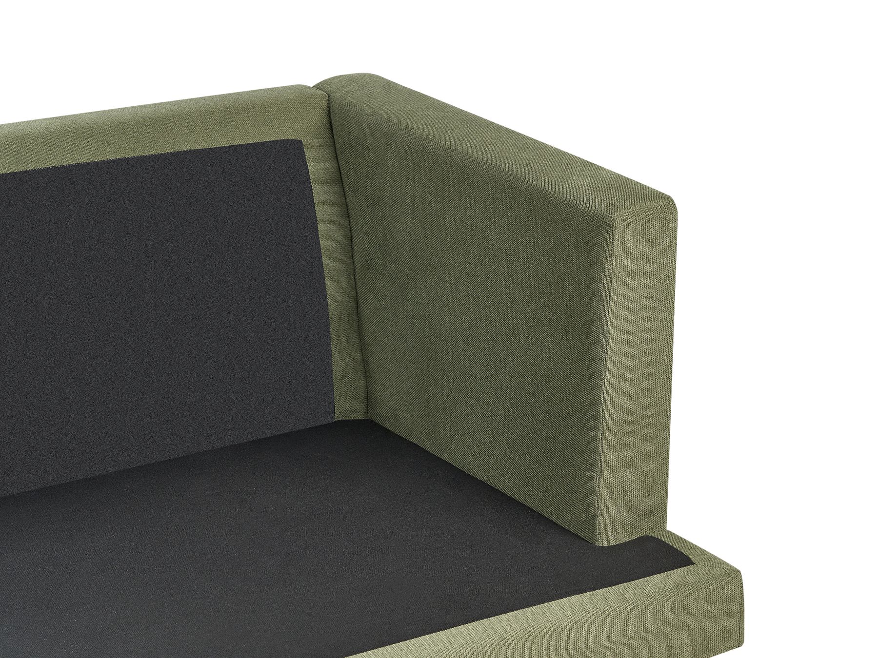 3 Seater Fabric Sofa Green JARPEN