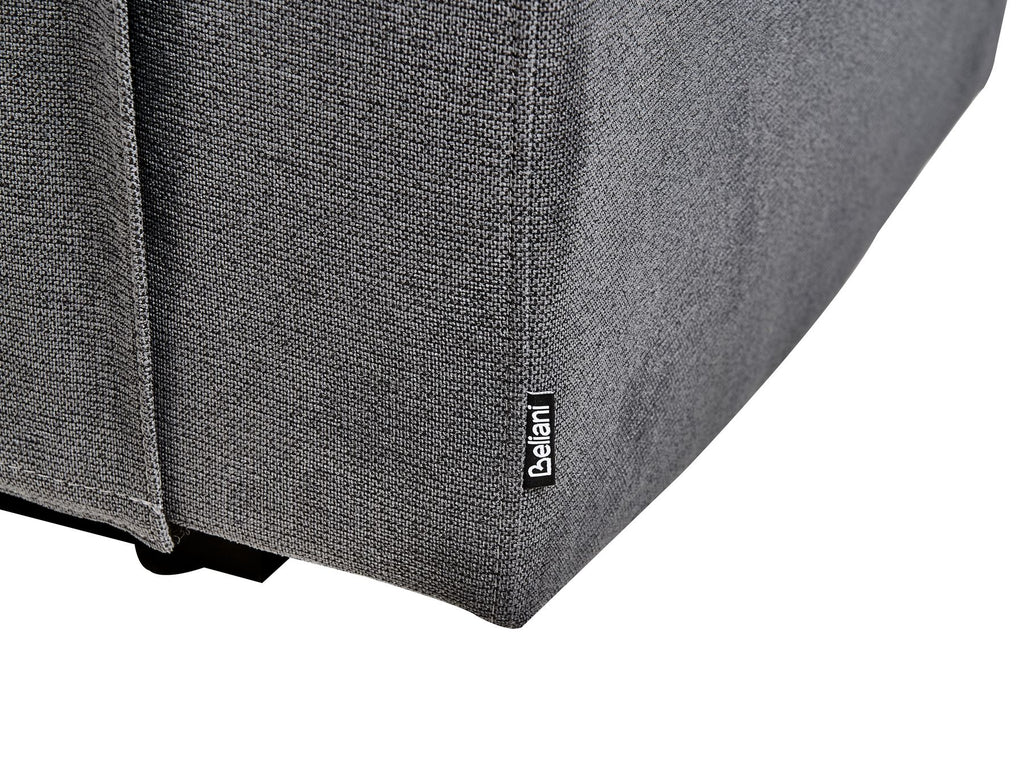 3 Seater Fabric Manual Recliner Sofa Grey BERGEN II