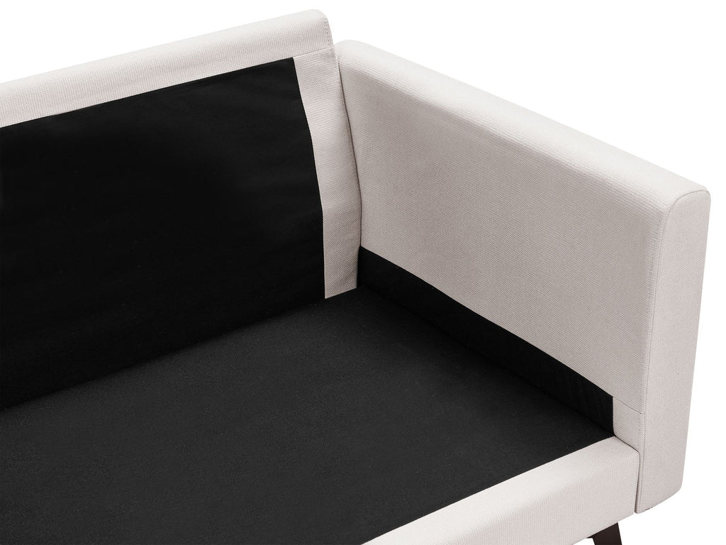 3 Seater Fabric Sofa Light Beige MALA