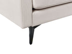 3 Seater Fabric Sofa Light Beige MALA