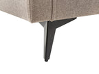 3 Seater Fabric Sofa Light Brown MALA