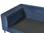 Corner Sofa FLAM Fabric Blue 3 Seater Left Hand