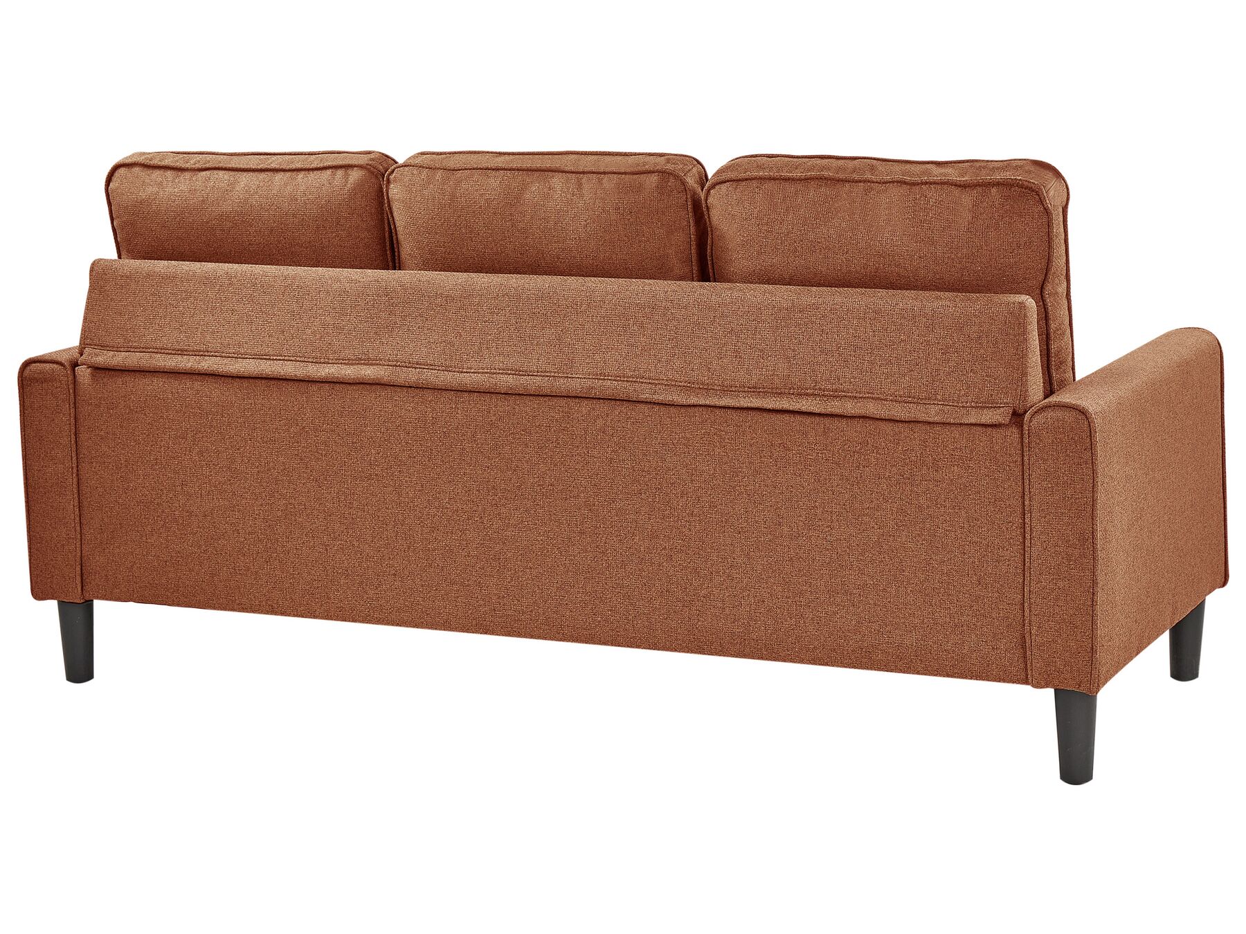3 Seater Fabric Sofa with Ottoman Golden Brown AVESTA