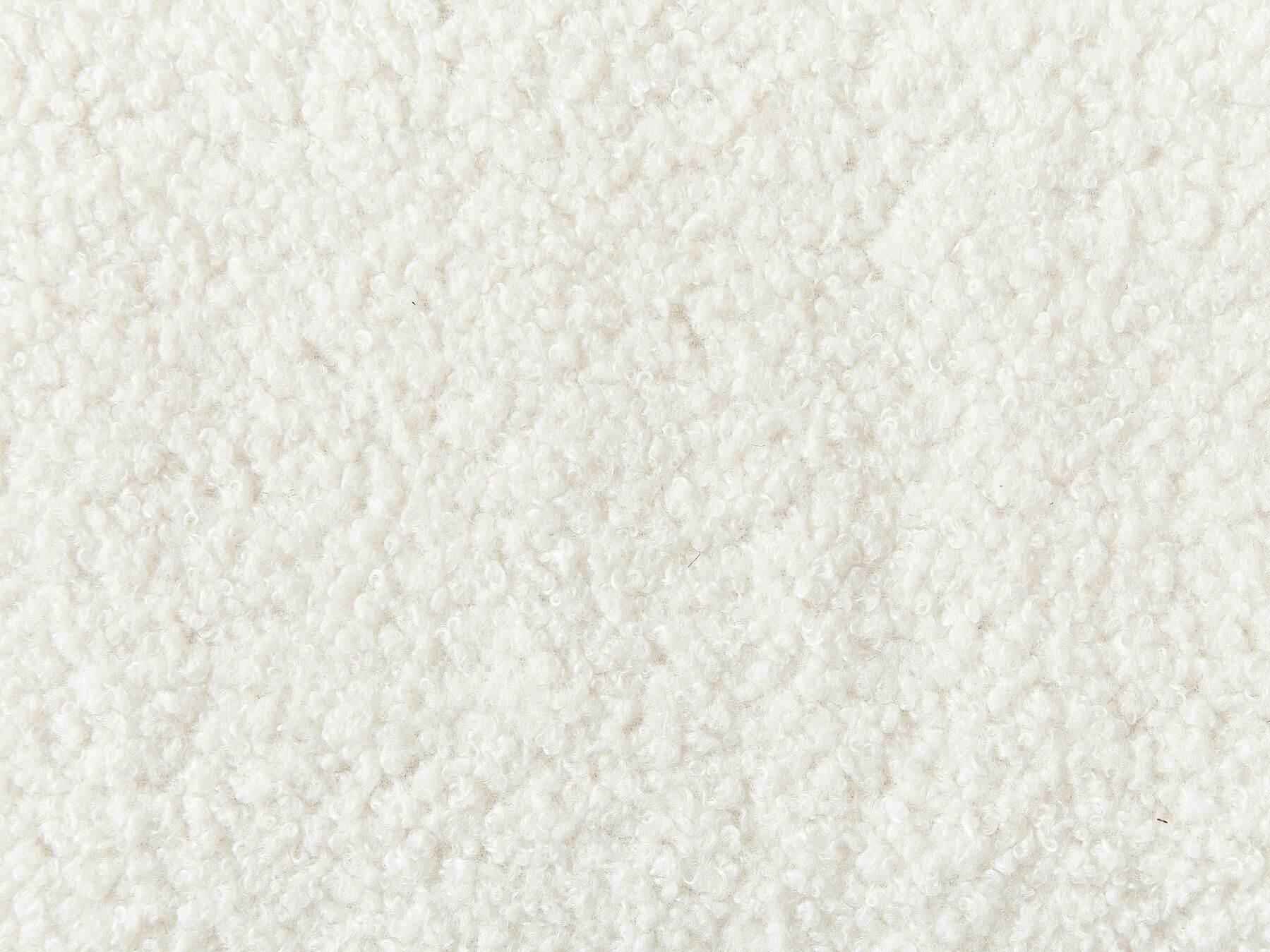 3 Seater Sofa with Ottoman Boucle White AVESTA