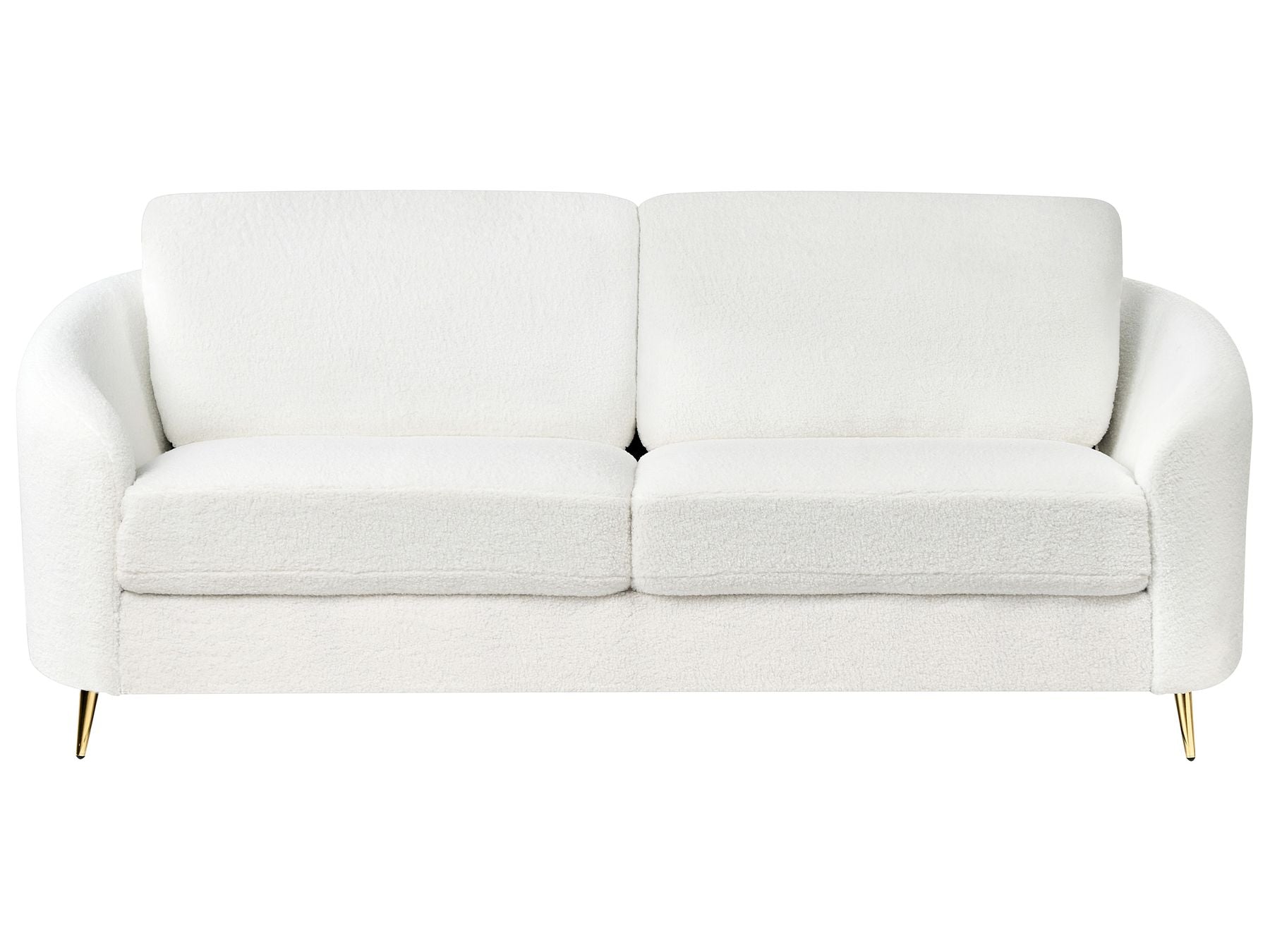 3 Seater Boucle Sofa White TROSA