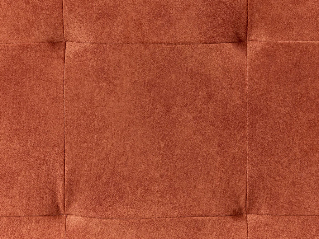 Corner Sofa FLAM Velvet Orange 3 Seater Right Hand