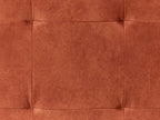 Corner Sofa FLAM Velvet Orange 3 Seater Right Hand