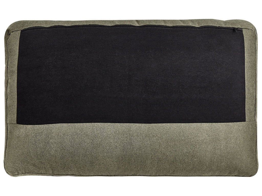 Corner Sofa NORA Fabric Green 3 Seater Left Hand