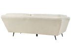 3 Seater Boucle Sofa White LENVIK