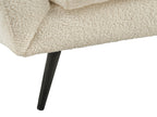 3 Seater Boucle Sofa White LENVIK