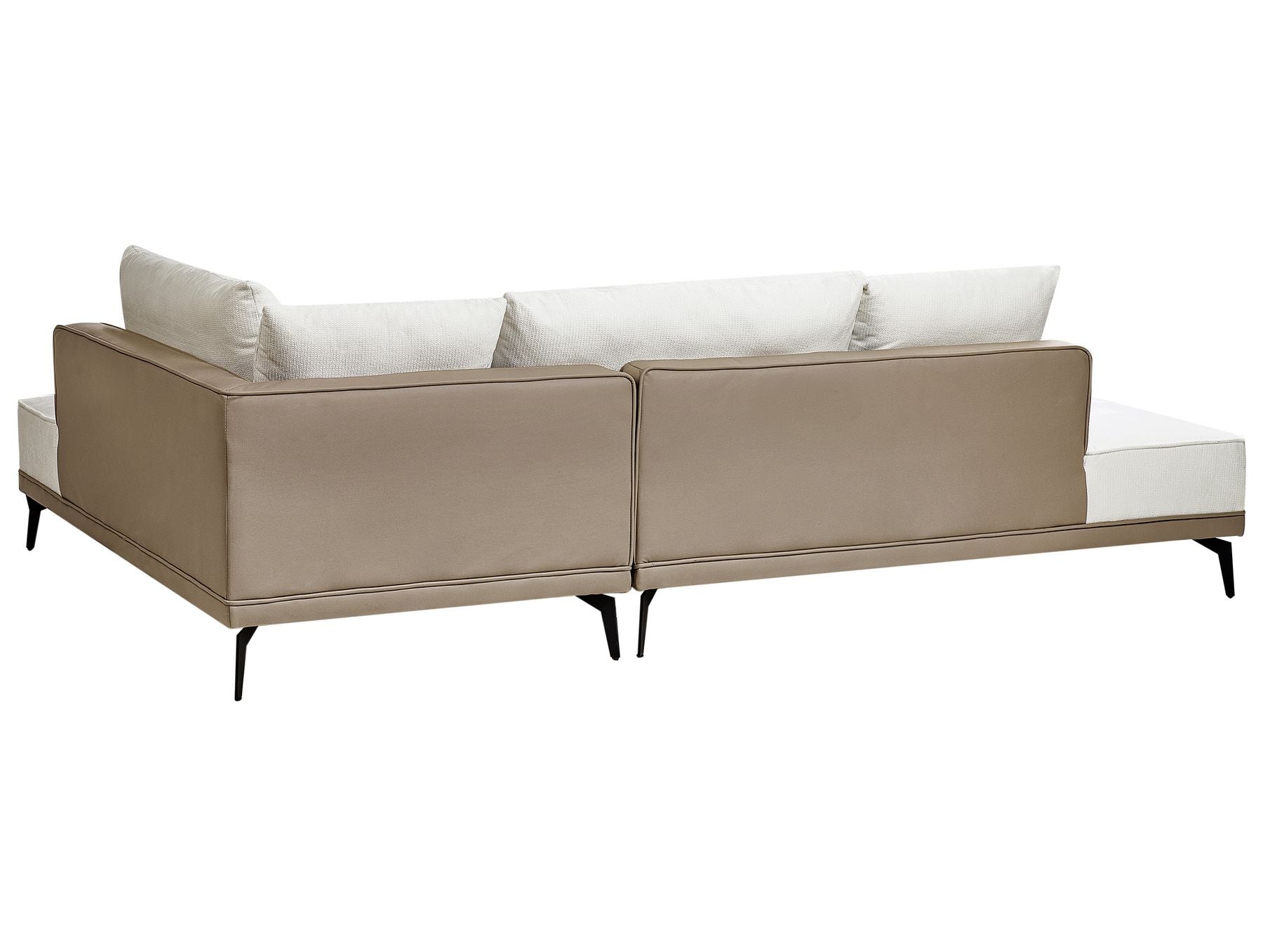 Corner Sofa MYKEN Fabric Off-White 3 Seater Left Hand