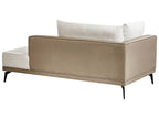 Corner Sofa MYKEN Fabric Off-White 3 Seater Left Hand