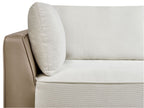 Corner Sofa MYKEN Fabric Off-White 3 Seater Left Hand
