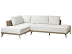 Corner Sofa MYKEN Fabric Off-White 3 Seater Right Hand