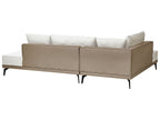 Corner Sofa MYKEN Fabric Off-White 3 Seater Right Hand