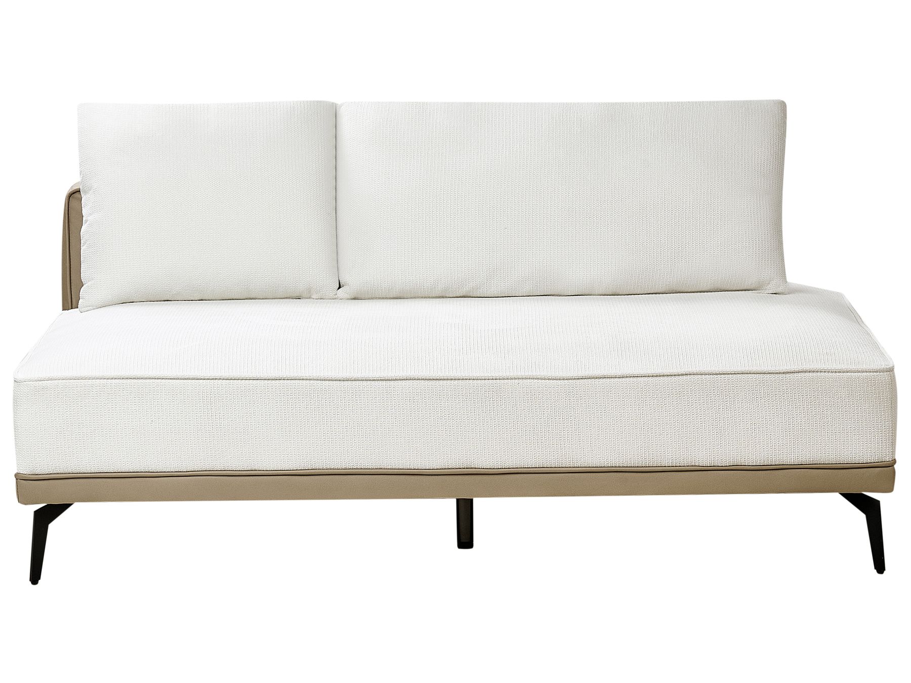 Corner Sofa MYKEN Fabric Off-White 3 Seater Right Hand