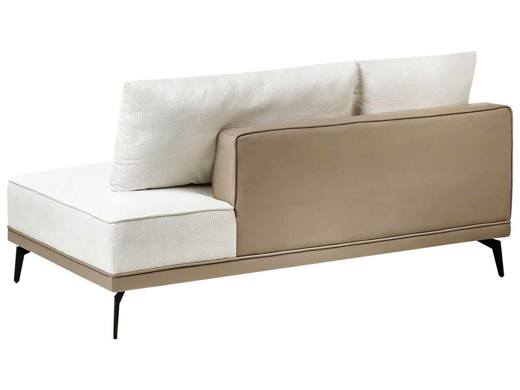 Corner Sofa MYKEN Fabric Off-White 3 Seater Right Hand