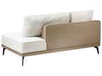 Corner Sofa MYKEN Fabric Off-White 3 Seater Right Hand