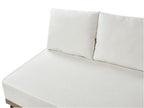 Corner Sofa MYKEN Fabric Off-White 3 Seater Right Hand