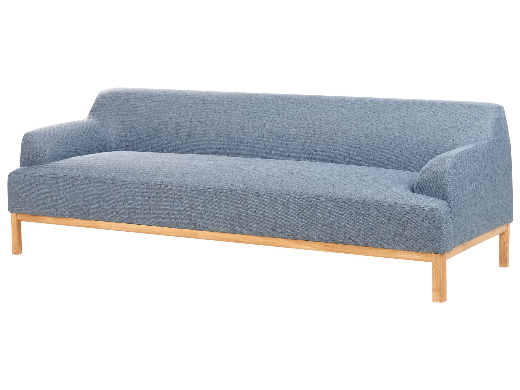 3 Seater Fabric Sofa Blue SOSJO