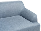 3 Seater Fabric Sofa Blue SOSJO