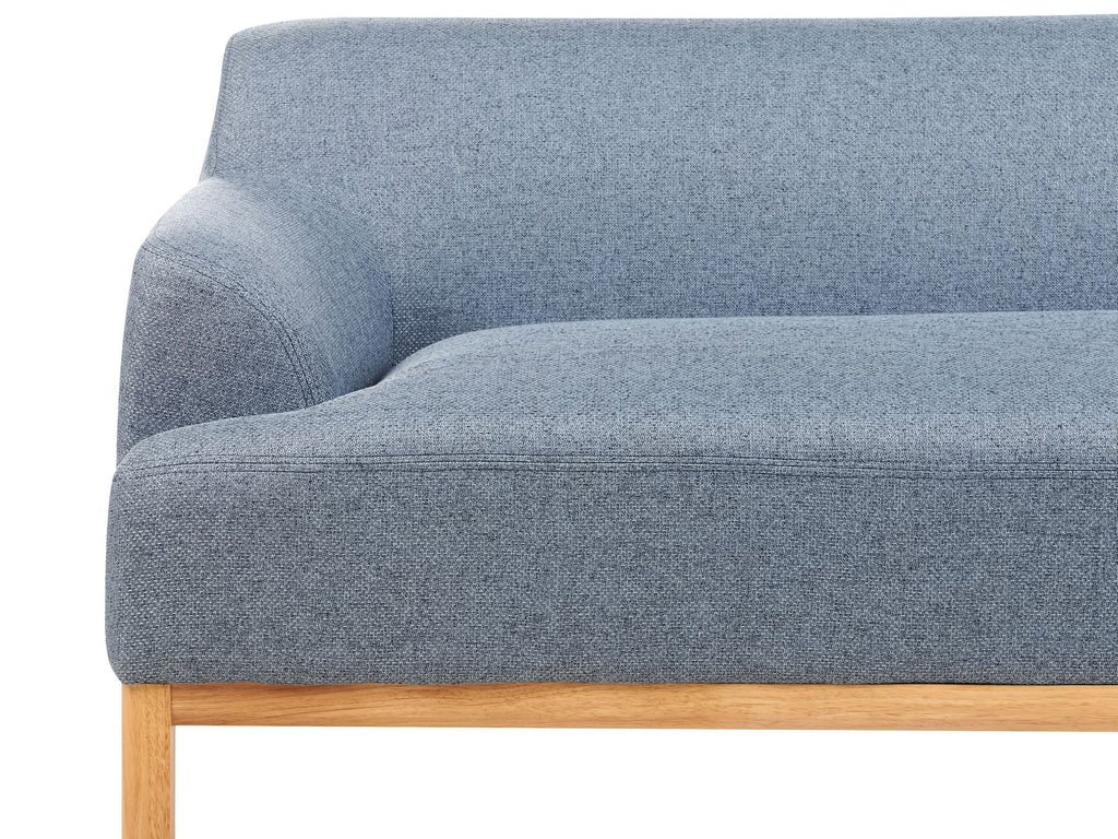3 Seater Fabric Sofa Blue SOSJO