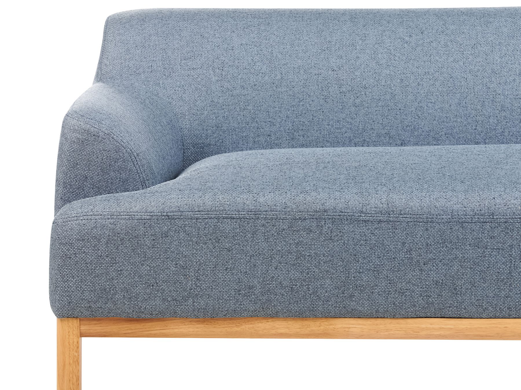 3 Seater Fabric Sofa Blue SOSJO