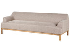 3 Seater Fabric Sofa Light Brown SOSJO