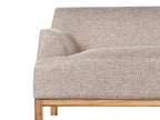 3 Seater Fabric Sofa Light Brown SOSJO