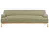 3 Seater Fabric Sofa Green