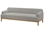3 Seater Fabric Sofa Grey SOSJO