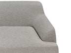 3 Seater Fabric Sofa Grey SOSJO