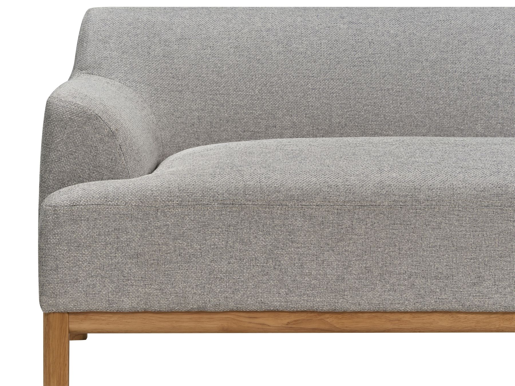 3 Seater Fabric Sofa Grey SOSJO