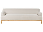 3 Seater Fabric Sofa Light Beige SOSJO