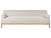 3 Seater Fabric Sofa Light Beige