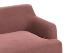 3 Seater Fabric Sofa Burgundy SOSJO