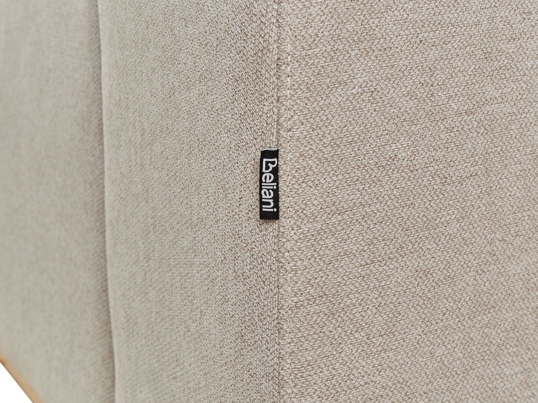 Corner Sofa NORA Fabric Beige 3 Seater Right Hand