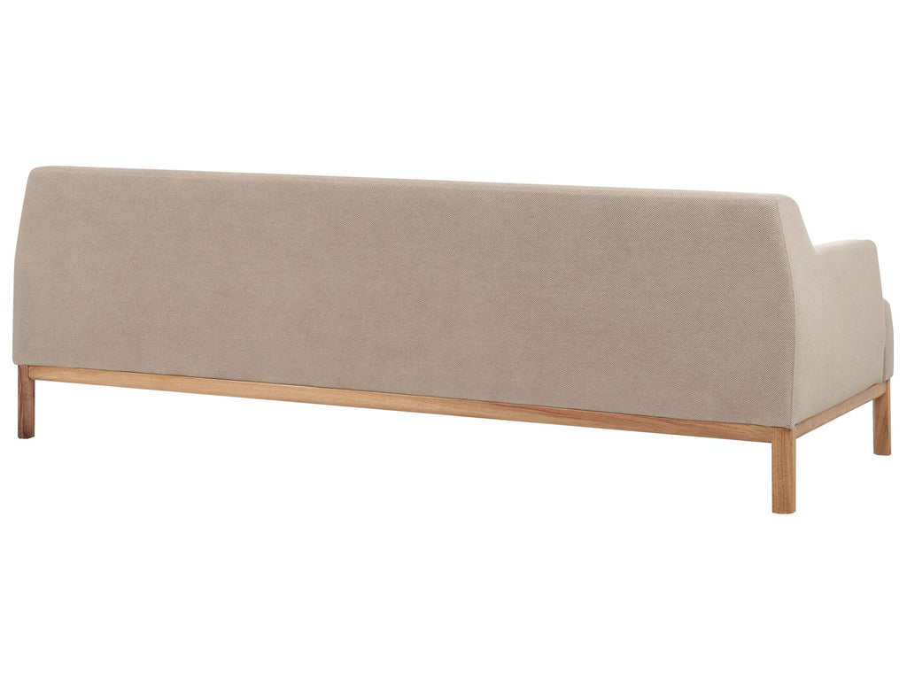 3 Seater Fabric Sofa Taupe SOSJO