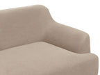 3 Seater Fabric Sofa Taupe SOSJO