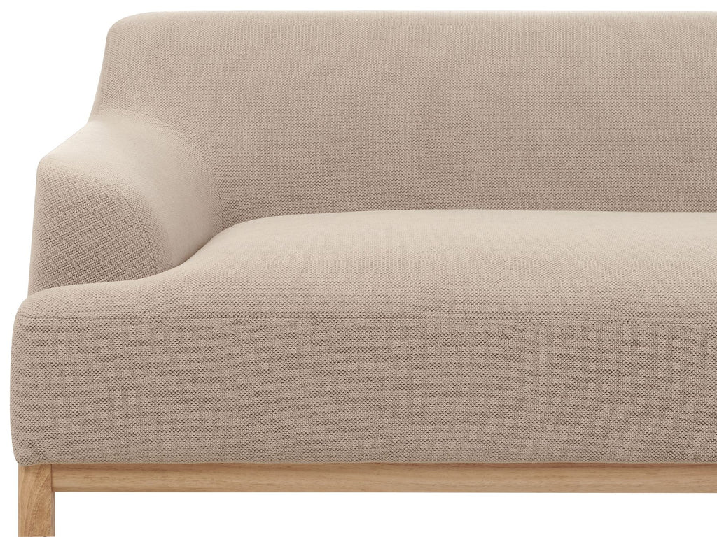 3 Seater Fabric Sofa Taupe SOSJO