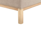 3 Seater Fabric Sofa Taupe SOSJO