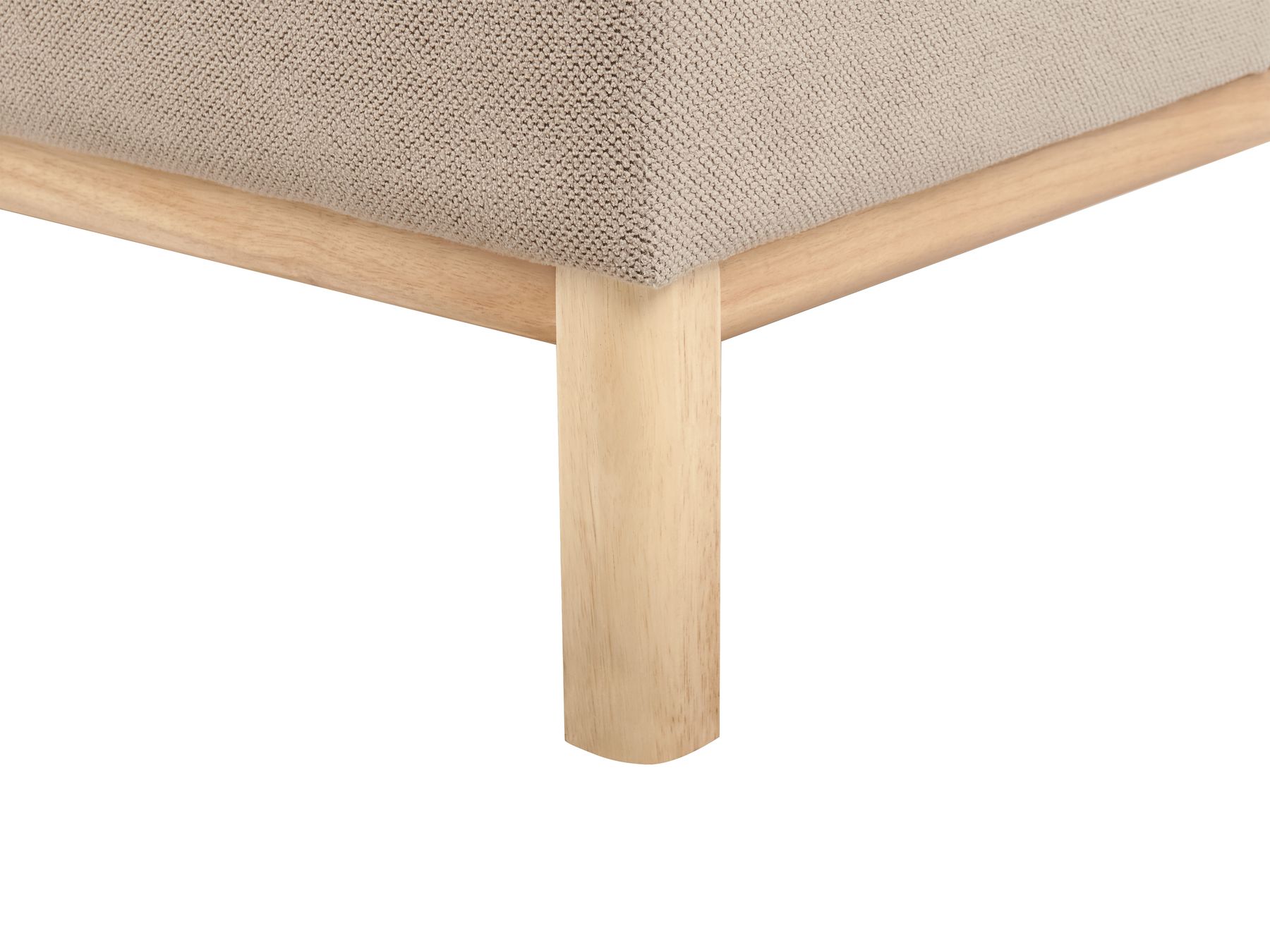 3 Seater Fabric Sofa Taupe SOSJO