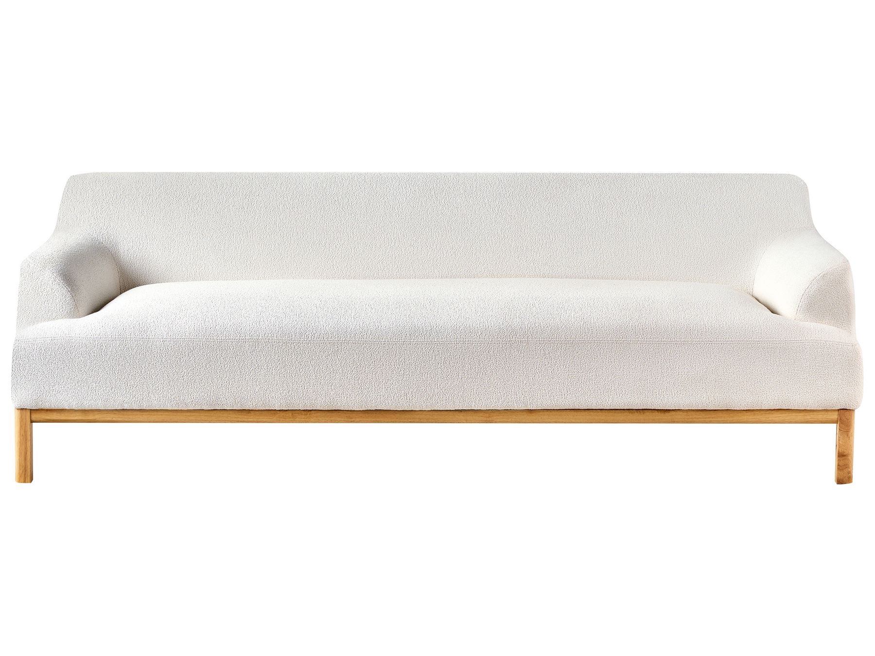 3 Seater Boucle Sofa Off-White SOSJO