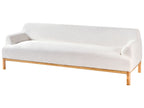 3 Seater Boucle Sofa Off-White SOSJO
